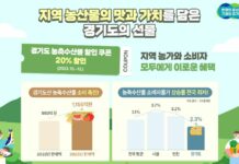 경기도 농축수산물 할인쿠폰 지원으로 1,155억 원 판매. 물가 잡기·지역농산물 소비 촉진 일석이조